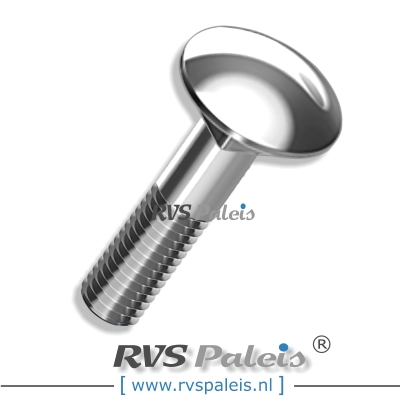 m10x180mm / per stuk - slotbout A2